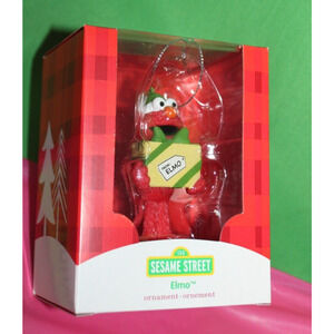 American Greetings Sesame Street Elmo With Present Holiday Ornament 2015 062H